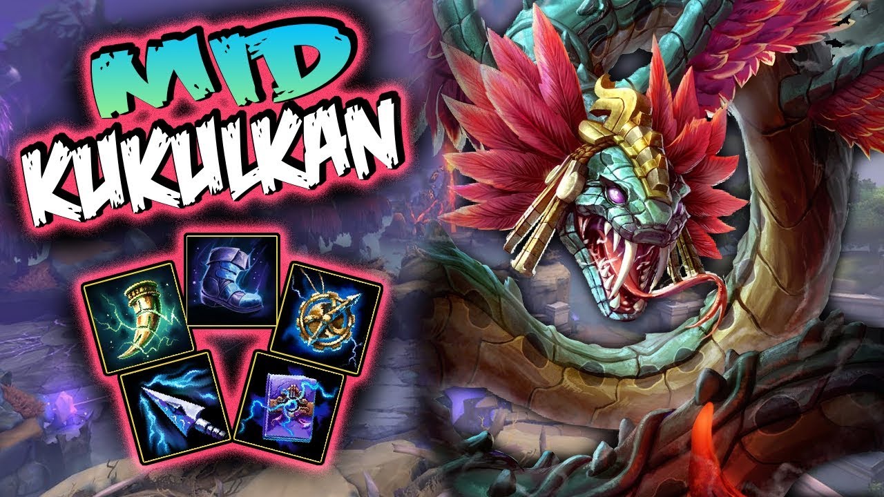 Smite Kukulkan Build And Guide Minions Win Games! Smite Gameplay