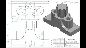 Solid Edge 2023 Tutorial - Exercise   13