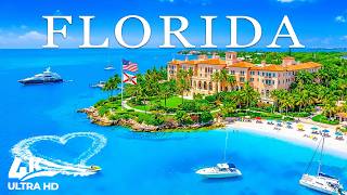 Florida 4K Drone Footage | Miami Skyline, Tropical Beaches &amp; Emerald Coastlines UHD