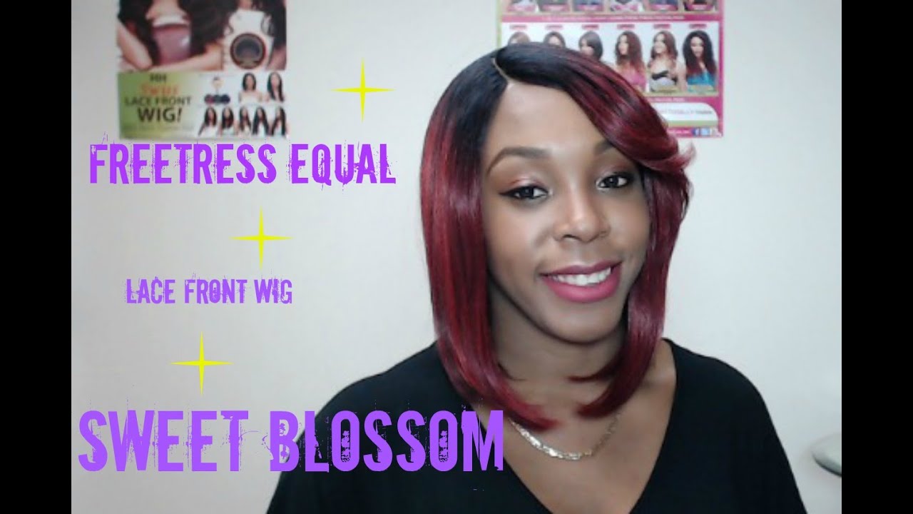 Freetress Equal Synthetic Hair Deep Diagonal Part Lace Wig - Sweet Blossom --/WIGTYPES.COM