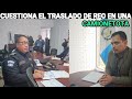 JOSÉ CHIC CUESTIONA EL TRASLADO DE REO EN UNA CAMIONETOTA, GUATEMALA.