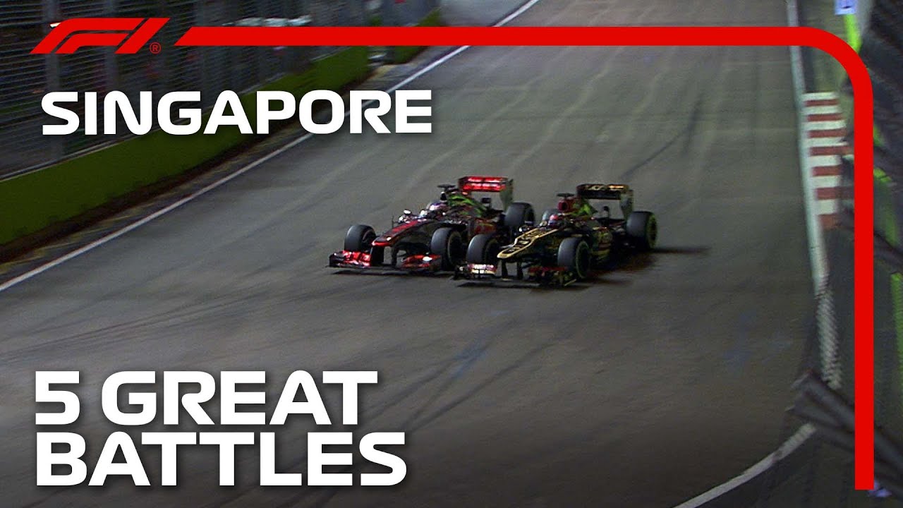 Five Stupendous Battles at the Singapore Grand Prix