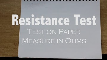 Graphite Resistance Test