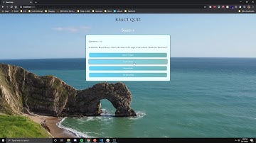 React Quiz Created with TypeScript