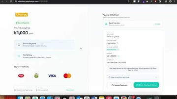 PayChangu’s New Payment Option: Bank Transfer in Action