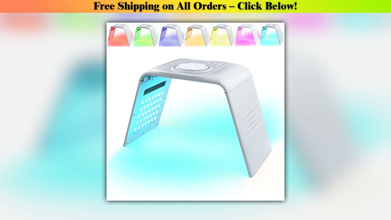 7 Colors LED Face Lamp Skin Moisturizing Face&Body Mask Salon SPA Home Use Skin Rejuvenation