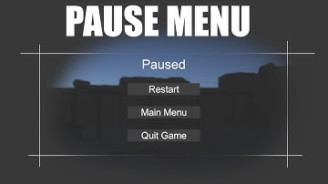 Pause Menu - FPS Game In Unity With Blender