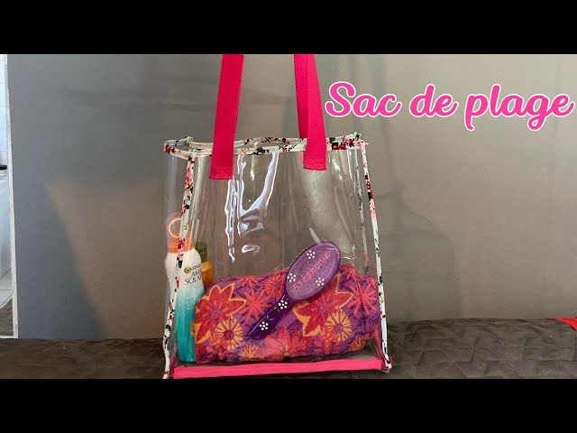 Sac de Plage en Plastique Transparent