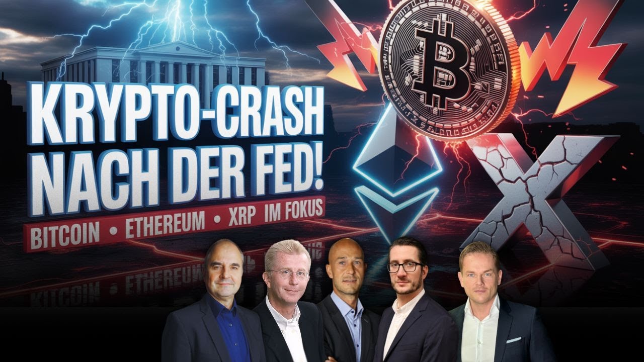 Krypto-Crash nach der Fed? Bitcoin, Ethereum & XRP unter Druck |  MärkteHeute XXL