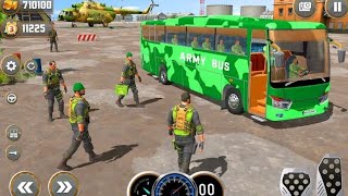 Army Bus Driver US Soldier Transport Duty 2017 - Off-road bus Driving - Android Gameplay screenshot 4