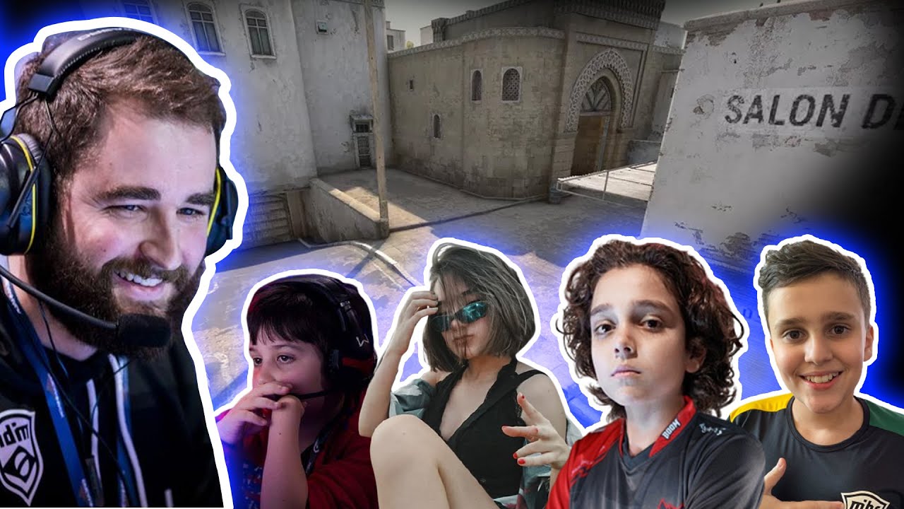 TREINANDO KIDS ACADEMY - ep #01 [DUST2] - feat. snowzin, bjamfps, Rafinha1fps e daiki