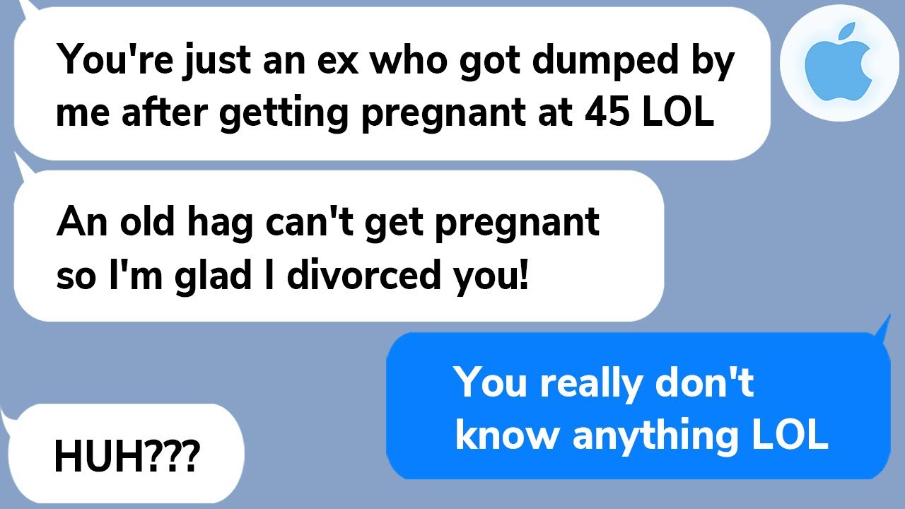 【Apple】My husband threw me away like trash when I got pregnant at 45 but when I told him a certain…
