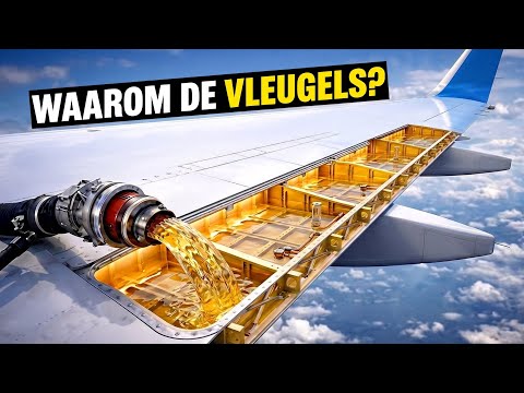 De echte reden waarom vliegtuigen brandstof in de vleugels bewaren