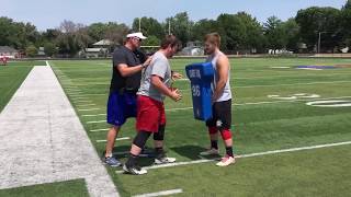 Offensive Line:  Inside and Outside Zone Footwork