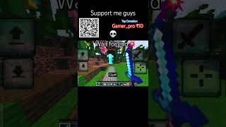 Most epic PvP ⚠️ in minecraft bedwars cubecraft ☠️ #minecraft #shorts #like #gaming #shorts