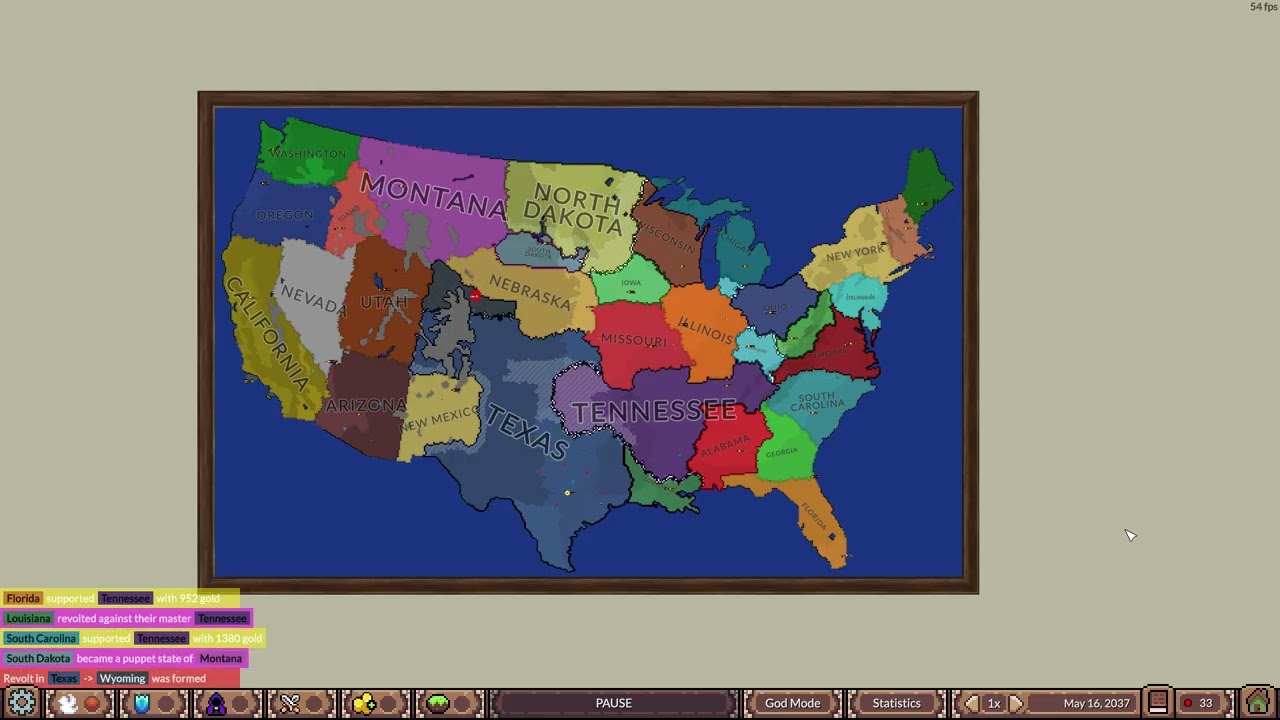 United States battle royale 2025 - 2050│ Ages Of Conflict
