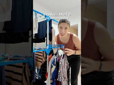 Truques simples para não precisar passar roupa 👚
