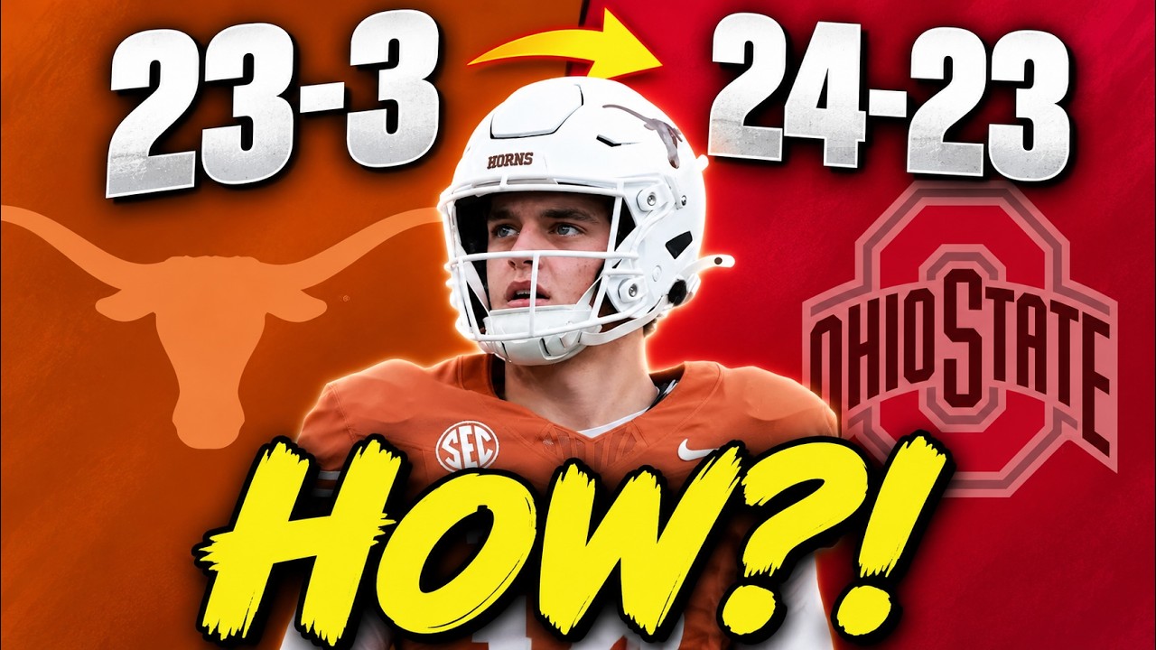 Arch Manning Texas vs Ohio State comeback 24-23 DC Stewart Sports Network