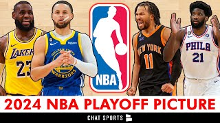 2024 NBA Playoff Picture: Bracket, Schedule, Play-In Tournament For Western & Eastern Conference