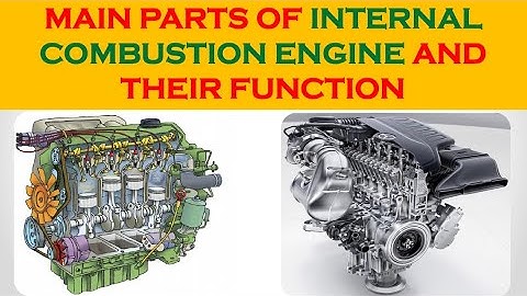 MAIN PARTS OF INTERNAL COMBUSTION ENGINE (PART 1) II IC ENGINE COMPONENTS