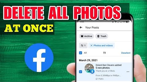 How to Delete ALL PHOTOS on Facebook at Once (2025)