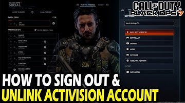 How to Sign Out and Unlink your Activision Account on Call Of Duty Black Ops 7