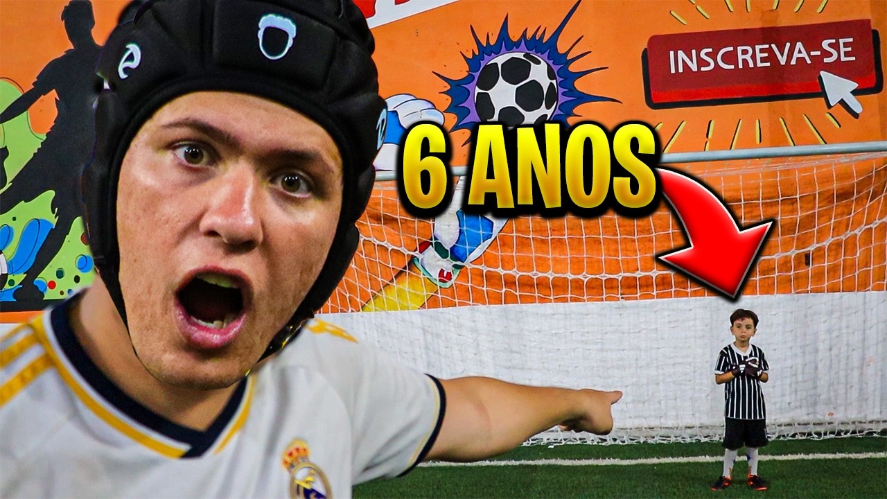 TRANSFORMEI UMA CRIANÇA DE 6 ANOS EM GOLEIRO DE CAMPO!