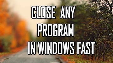 How to close any program that is not responding in Windows pc