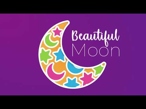 Beautiful moon illustration