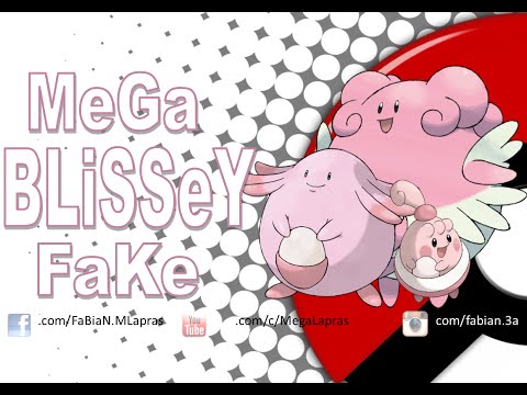 Mega Blissey Fake - Pokémon Kanto / Johto / Sinnoh