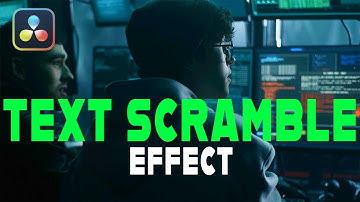 Davinci Resolve EPIC Text Scramble Effects Without Plugins?