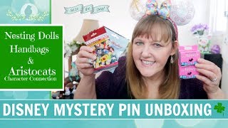 NESTING DOLLS, HANDBAGS & ARISTOCATS | Disney Mystery Pin Unboxing