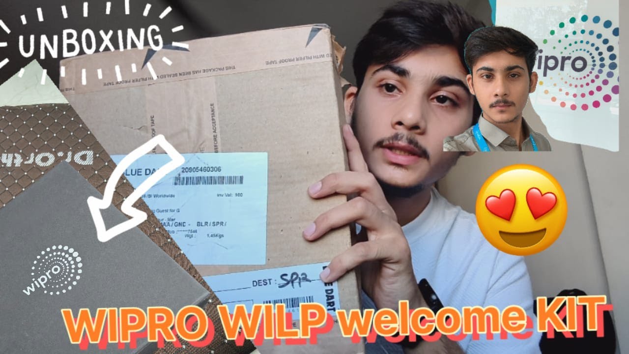 🤩😍Wipro Welcome Kit | 🥳Unboxing Welcome Kit 2025 | Wipro joining kit
