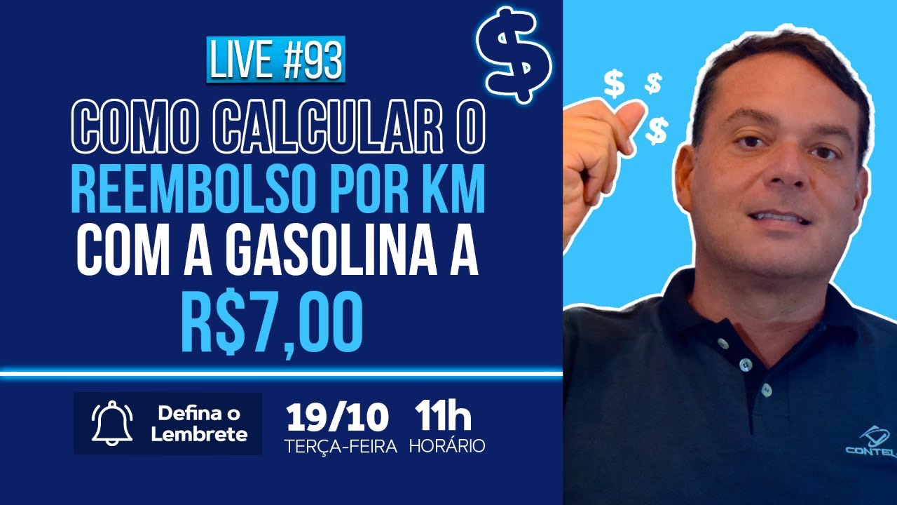 Como Calcular o Reembolso por KM Rodado com a Gasolina a R$7 o Litro ...