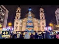 Budapest Christmas Market 2022 🇭🇺 4K Advent Basilica Evening Walking Tour