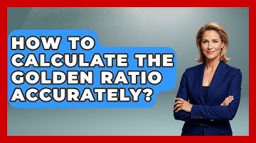 How To Calculate The Golden Ratio Accurately? - The Numbers Channel