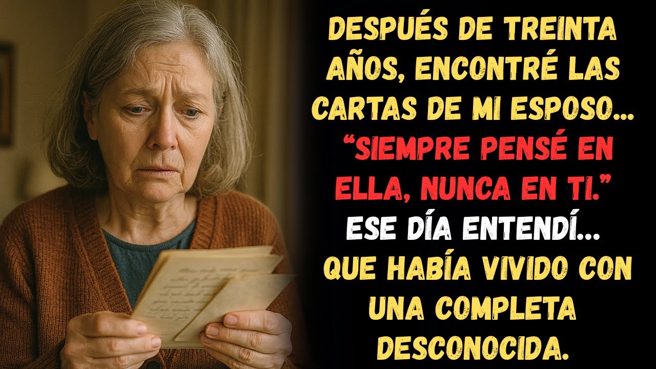 Después de treinta años encontré las cartas de mi esposo y supe que había vivido con una desconocida