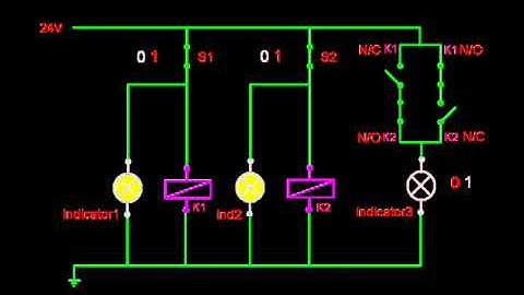 EX OR Gate With Relay Logic