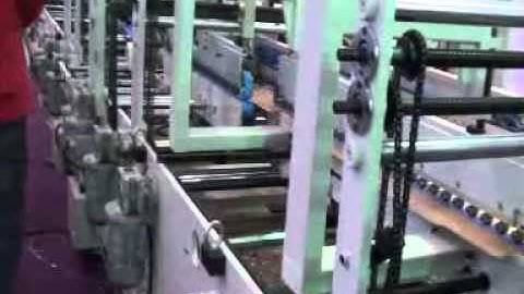 1450PC LOCK BOTTOM CARTON folder gluer video