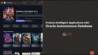Developing intelligent applications with Oracle Autonomous Database