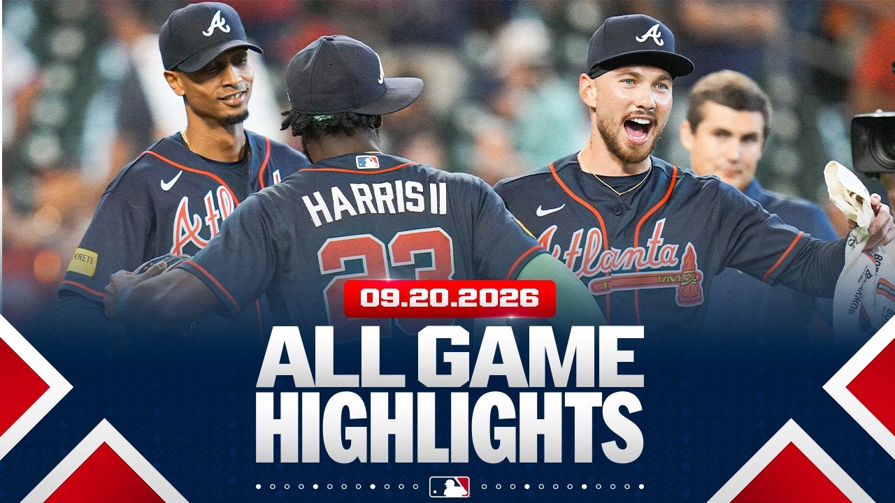 Highlights from ALL GAMES on 9/20 (Braves clinch the NL East and MORE!)