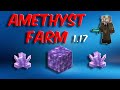 Amethyst Farm 1.17 | Minecraft Java | Easy/Simple Piston and Slime Block Amethyst Crystal Farm