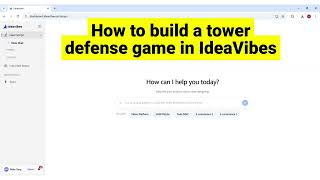 How to build a tower defense game on IdeaVibes.ai screenshot 5