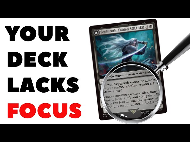 sephiroth mtg commander deck Sephiroth, Fabled SOLDIER Commander Deck EDH 100 Magic Cards Custom Deck  MTG Black Sacrifice Final Fantasy