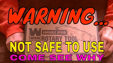 WEN 23103 Rotary Tool Unsafe For Use  #rotarytool #rotary #dremel