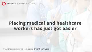 Access Recruitment CRM for Healthcare Recruiters – placing medical and healthcare workers screenshot 2