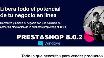 Instalación de Prestashop 8.0.2 en XAMPP 2023 en tu PC