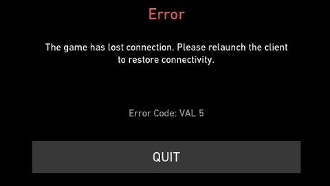 Valorant Connection and Network Error Fixed-The game has lost connection please relaunch the client