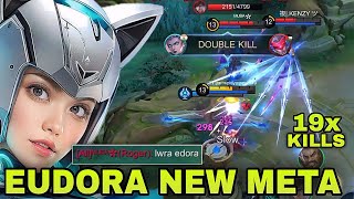 EUDORA NEW META INSANE DAMAGE | EUDORA BEST BUILD 2025 ~ MLBB