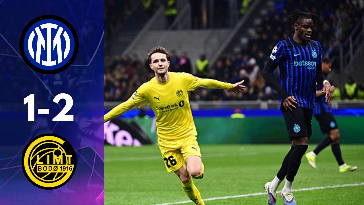 Inter Milan 1-2 Bodø/Glimt | UEFA Champions League 25/26 Play-offs Second Leg